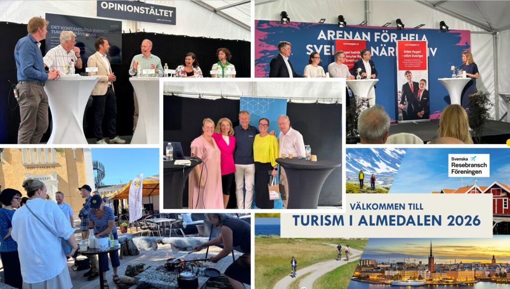 Collage av bilder från Almedalen
