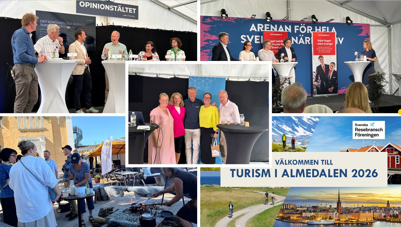Collage av bilder från Almedalen